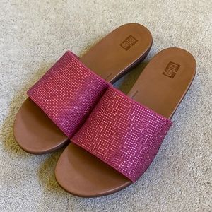 FitFlop Duocomff Pink Slides